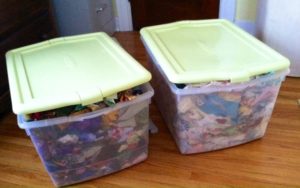 pre-clean out bins-lids won't close 